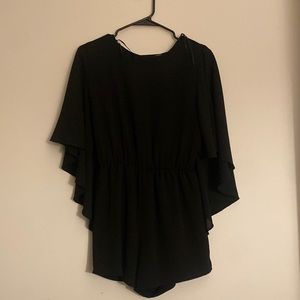 Forever 21 dressy black romper